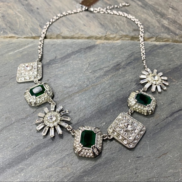 F4-67 Carolee/Necklace/Pave/Statement/Authentic - Picture 3 of 5